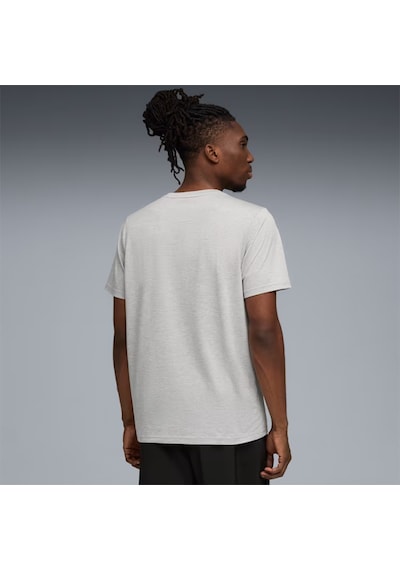 Puma Essentıals Heather Cat Erkek T-shirt 525920-04 Gri