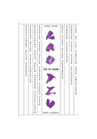 Tao Te Ching - Lao Tzu - Kafka Kitap