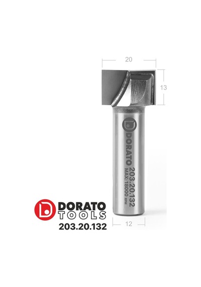 Dorato 2 Ağızlı 20mm Tarama ve Temizleme Cnc, Freze Ucu