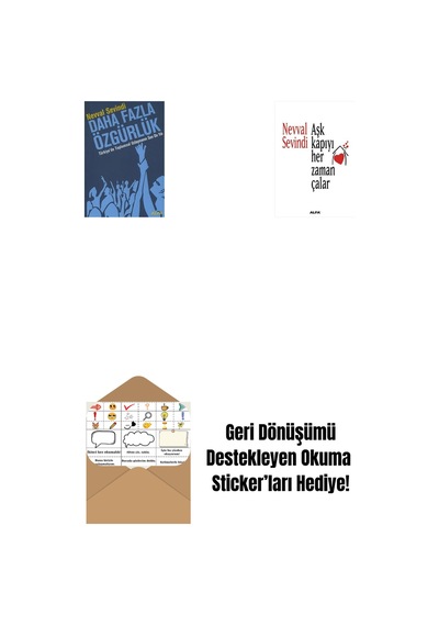 Daha Fazla Özgürlük + Aşk Kapıyı Her Zaman Çalar + Okuma Sticker'ları