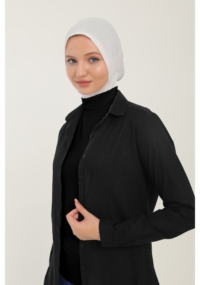 Sonbaharmoda Kadın Uzun Kollu Yarım Balıkçı Yakalı Penye Likralı Body - Siyah Siyah Sonbaharmoda Kadın Uzun Kollu Yarım Balıkçı Yakalı Penye Likralı Body - Siyah Siyah