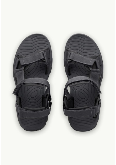 Jack Wolfskin 4019021 6350 Lakewood Ride Sandal M Phantom Erkek Sandalet Siyah