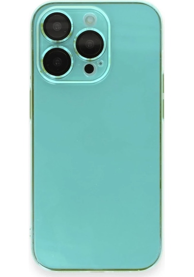 Mey İthalat Apple Uyumlu iPhone 14 Pro Max Kılıf Armada Lensli Kapak - Yeşil