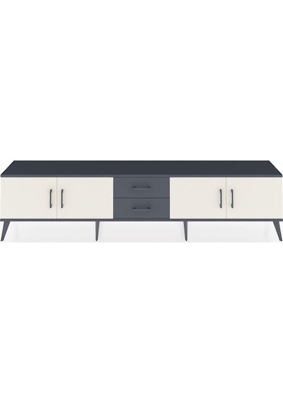 Arges Tv Ünitesi 2 Raflı 2 Çekmeceli 4 Kapaklı 220x30x51 Antrasit-aytaşı/antrasit Aytası/antrasıt - Antrasıt Arges Tv Ünitesi 2 Raflı 2 Çekmeceli 4 Kapaklı 220x30x51 Antrasit-aytaşı/antrasit Aytası/antrasıt - Antrasıt