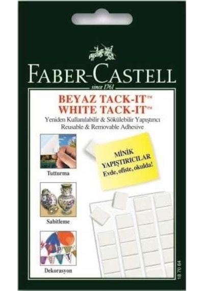 Faber Castell Tack-it Hamur Yapıştırıcı Patafix Beyaz 50 Gr 90 Ad