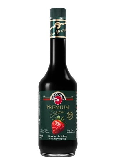 Fo Çilek Meyveli Şurup - Premium 700 Ml