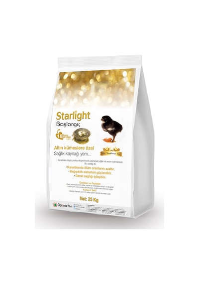 Optima Starlight Süs Tavuğu Başlangıç Kanatlı Yemi 25  Kg