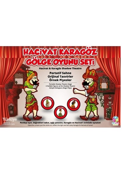 Hacivat Karagöz Gölge Oyunu Seti "