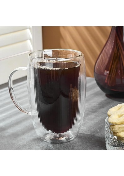 Lineo Çift Cidarlı Kupa 450 Ml çok renkli