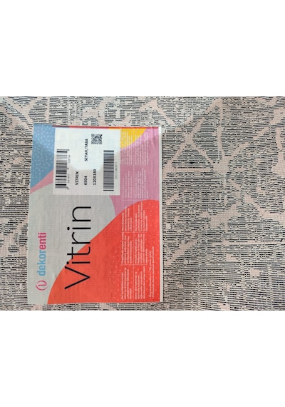 Enti Halı Vitrin 6504 Siyah 120 180