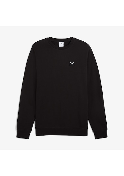 Puma Ess Elevated Crew Erkek Siyah Sweatshirt 684727 Siyah