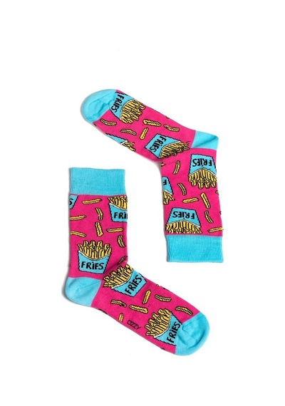 Ozzy Socks Fries Desenli Çorap (407227008) Çok Renkli
