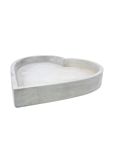 Dekoratif Beton Kalp Kap / Saksı Gri