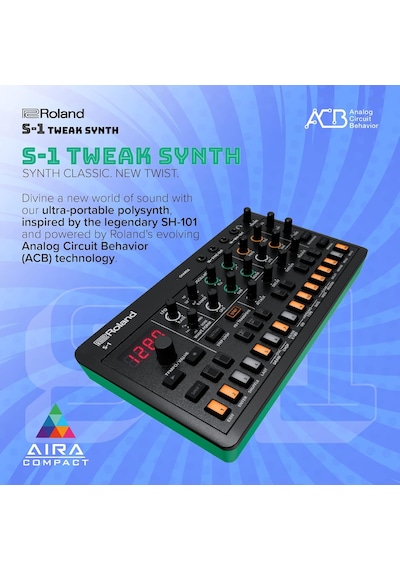 Roland Aira Compact S-1 Tweak Synth Modern Aletlerle Ultra Taşı