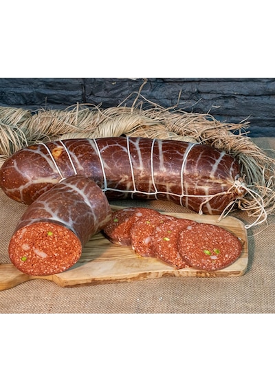 Karaca Özel Göden Antep Fıstıklı ve Hellim Peynirli Sucuk 500 G