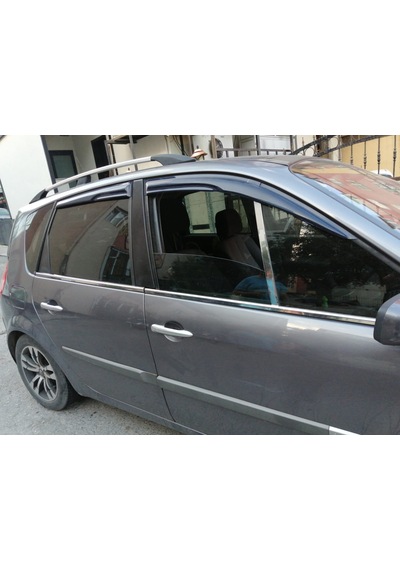 Renault Scenic Iı Krom Cam Çıtası 4 Parça 2004-2010 Pas. Çelik