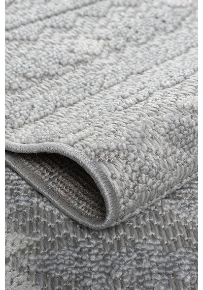 Modern Doğal Taban Saçaklı Salon Koridor Mutfak Çocuk Oturma Odası Halı Yolluk 7132 L.grey Gri Krem