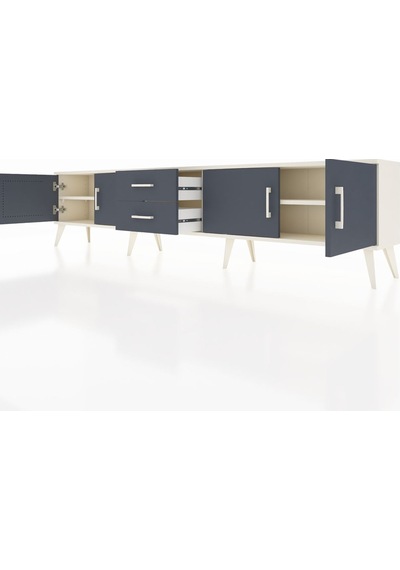 Arges Tv Ünitesi 2 Raflı 2 Çekmeceli 4 Kapaklı 220x30x51 Aytaşı-antrasit Antrasıt/antrasıt - Aytası Arges Tv Ünitesi 2 Raflı 2 Çekmeceli 4 Kapaklı 220x30x51 Aytaşı-antrasit Antrasıt/antrasıt - Aytası