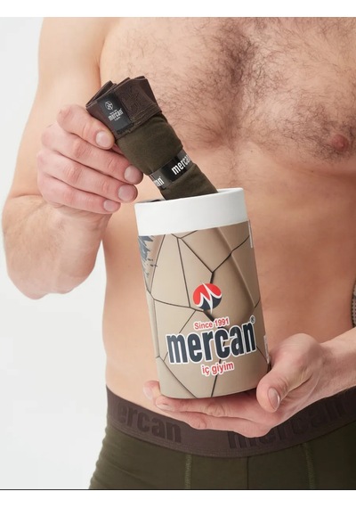 Mercan 3 Lü Haki Modal Boxer