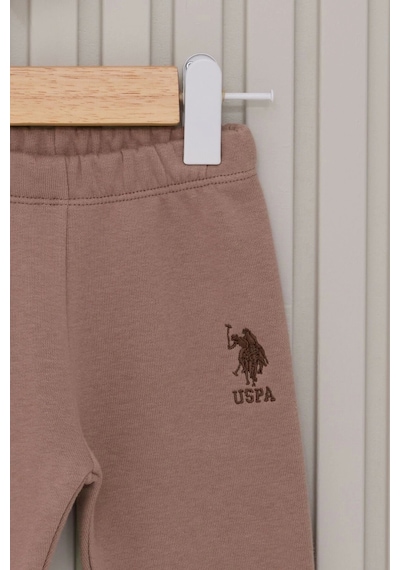 U.S. Polo Assn. Kız Bebek 3lu Takım - Vizon Vizon