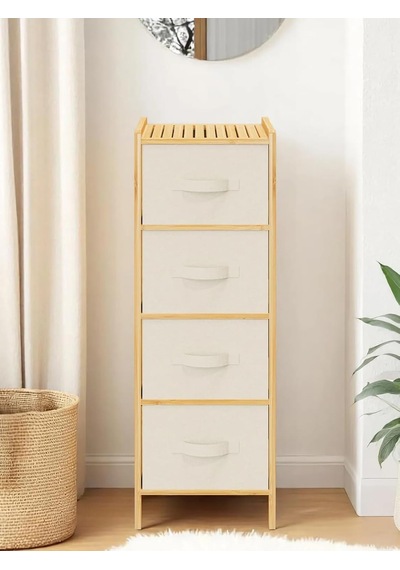 Digithome Bambu 4 Çekmeceli Dolap Organizer Çok Amaçlı Düzenleyici Şifonyer Db-0014 Çok Renkli Digithome Bambu 4 Çekmeceli Dolap Organizer Çok Amaçlı Düzenleyici Şifonyer Db-0014 Çok Renkli