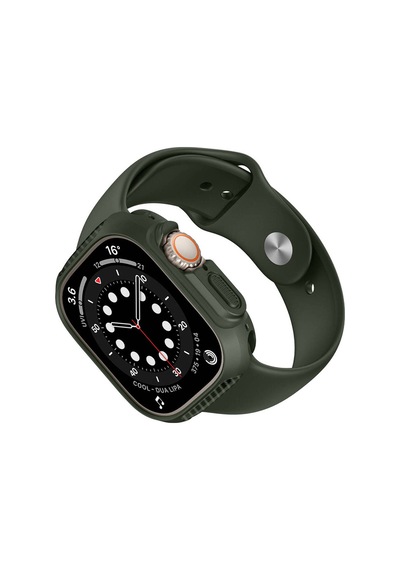 Watch Ultra 49mm Silikon Tpu Kasa Koruyucu Frm Watch Gard 31 - Yeşil