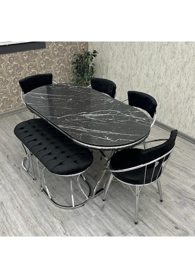Selenitmutfak Yemek Masası Takımı- 4 Kişilik Mutfak Masa Sandalye Takımı- Mutfak Masası Takımı Siyah Selenitmutfak Yemek Masası Takımı- 4 Kişilik Mutfak Masa Sandalye Takımı- Mutfak Masası Takımı Siyah