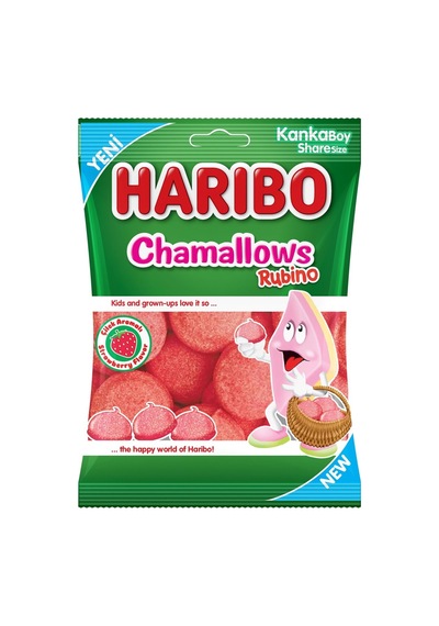 Harıbo Chamallow 70 G Rubıno - Yumuşacık Marshmallow Şekerleme 3'li Ekonomik Paket - 3 Adet Tarı