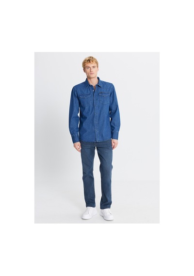 Lee Erkek Regular Fit Ml241513927 Mavi Denim Gömlek - 5003317518