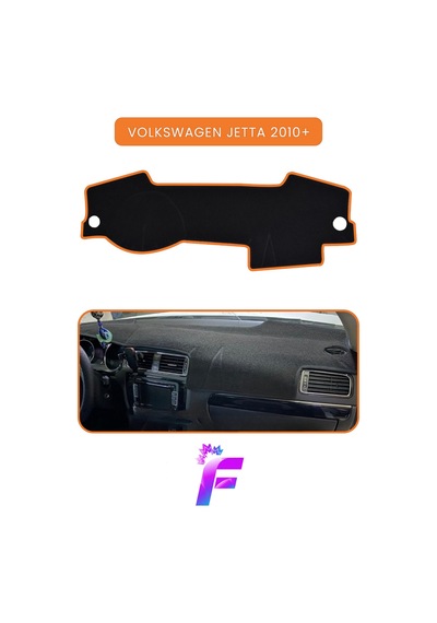 Volkswagen Jetta 2010-2020 Torpido Örtüsü Güneşten, Isıdan, Çatlamadan Korur Tam Uyum C22