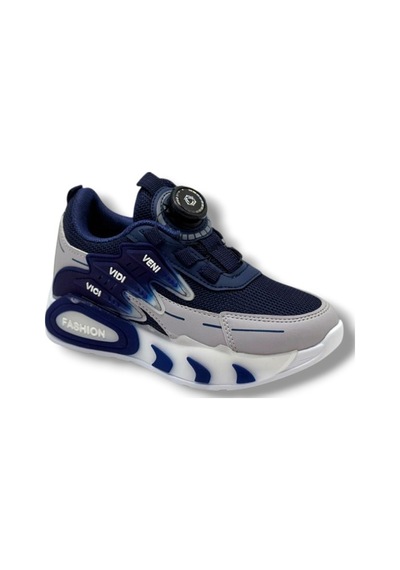 Pro Kids 5004-26 Anorak Akıllı Bağcıklı Anatomik Çocuk Sneaker Lacivert Gri