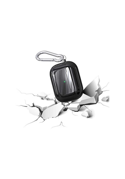 Apple AirPods Uyumlu Pro Kılıf Zore Airbag 06 Silikon Siyah