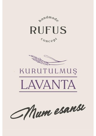 Rufus Concept Lavanta Mum Esansı 20ml Diğer