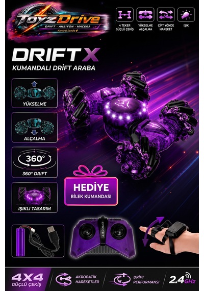 Driftx Kumandalı Drift Araba