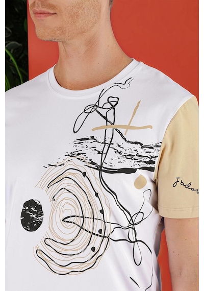 Efor Ts 858 Beyaz Spor T-shirt Beyaz