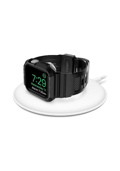 Spigen Apple Uyumlu  Watch Serisi 40mm / 41mm Kılıf, Rugged Armor Pro Black - Acs00546