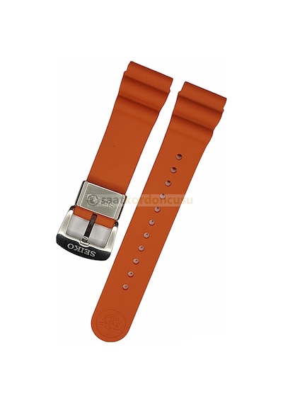 Seiko Prospex Model 22mm Turuncu Silikon Saat Kordonu Turuncu