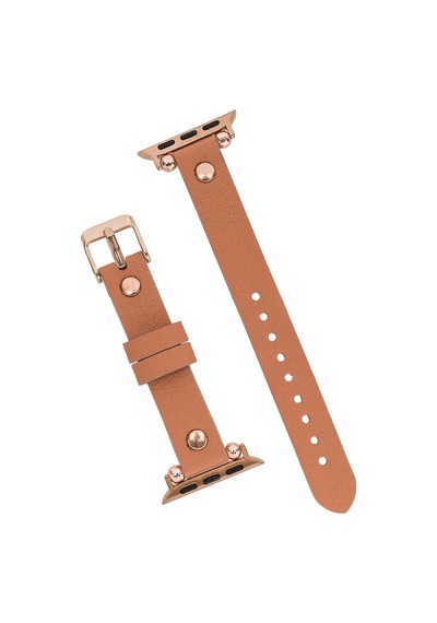 Apple Watch Uyumlu Deri Kordon 42-44-45mm Ferro Rt Nu3 Diğer