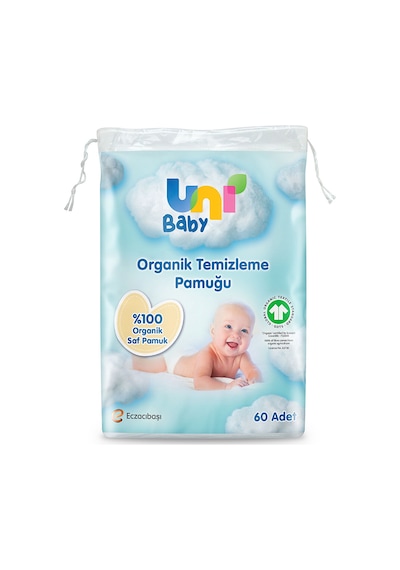 Uni Baby Bebek Temizleme Pamuğu 60'lı