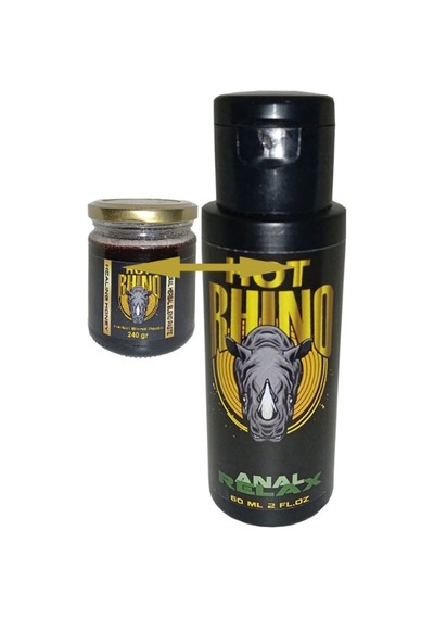Hot Rhino 60 Ml Kadın&erkek Analrelax + Erkek Özel Macun 240 Gr Katılık