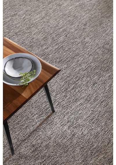 Elit 1017 Gri Sisal Hasır Görünümlü Modern Salon Oturma Odası Dört Mevsim Halı Antrasit Antrasit