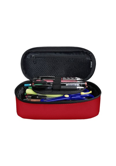 Jacbag Oval Xl Kalem Kutusu Oval Xl-kırmızı renkli