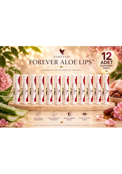 Forever Aloe Lips Dudak Koruyucu 12 Adet