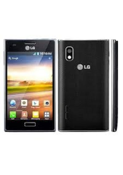 LG Uyumlu Optimus L5 Kasa Kapak Siyah