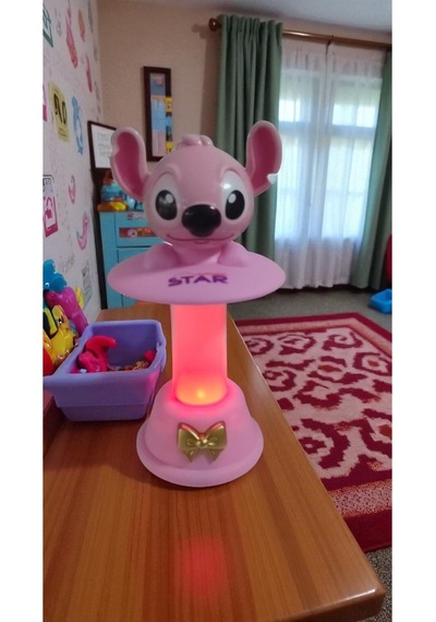 Stitch Kafa Sallayan Gece Lambası Boyut: 18 Cm Çok Renkli