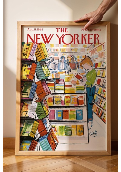 The New Yorker Çerçeveli Tablo August 11 1962
