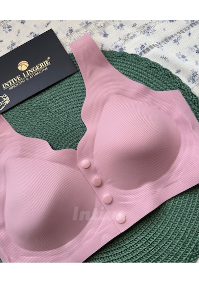Elise İthal Fitilli Önü Çıtçıt Düğmeli Açılabilen Üstün Kalite Di Pudra Pembe