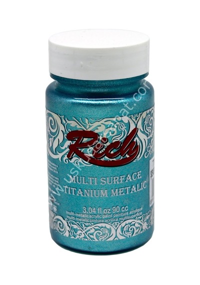 Rich Multi Surface Titanium Metalik Boya 90 cc. 2174 ŞEKER MAVİ