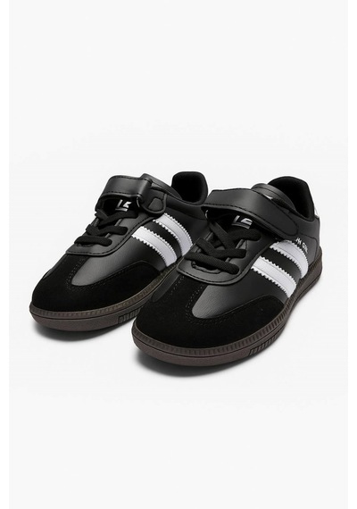 Günlük Unisex Çocuk Sneaker Bağcıklı Hafif Esnek Kaymaz Taban Ayakkabı 105 Siyah Beyaz Günlük Unisex Çocuk Sneaker Bağcıklı Hafif Esnek Kaymaz Taban Ayakkabı 105 Siyah Beyaz