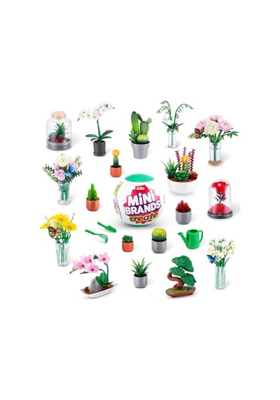 Mini Brands Mini Botanik Bahçe Fügürleri Sürpriz Top Paket - 4 Adet
